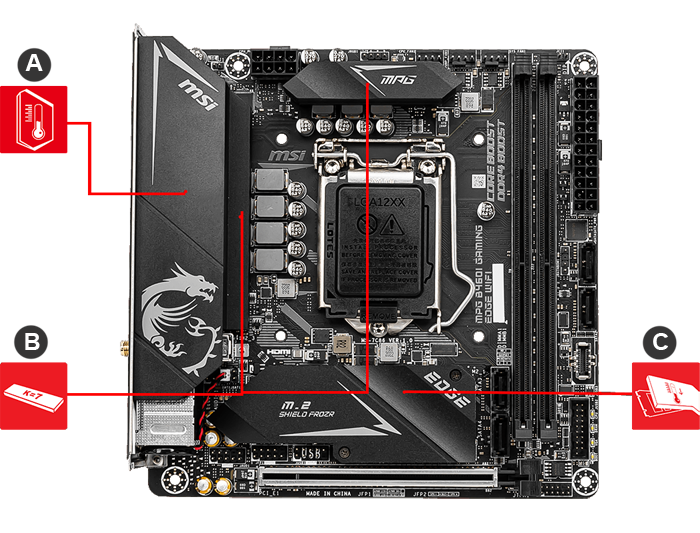 Amazon.com: MSI MPG B560I Gaming Edge WiFi Gaming